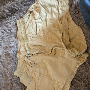 Linen floaty free people brand shorts